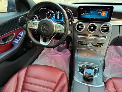مرسيدس ( C200 ) الموديل 2020 ممشى قليل شبه جديده 43