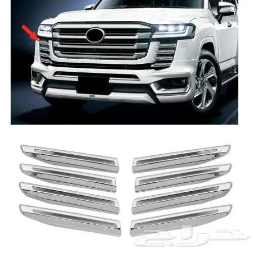 كروم كشاف تويوتا لاندكروزر 2022 - 2025 0