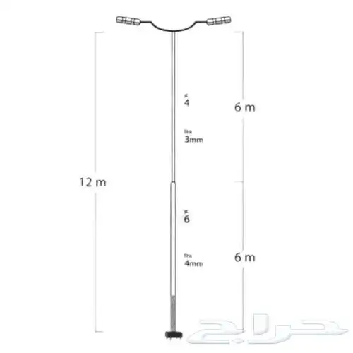 أعمدة انارة ديكورية للشوارع والميادين والمجتمعات السكنية 7