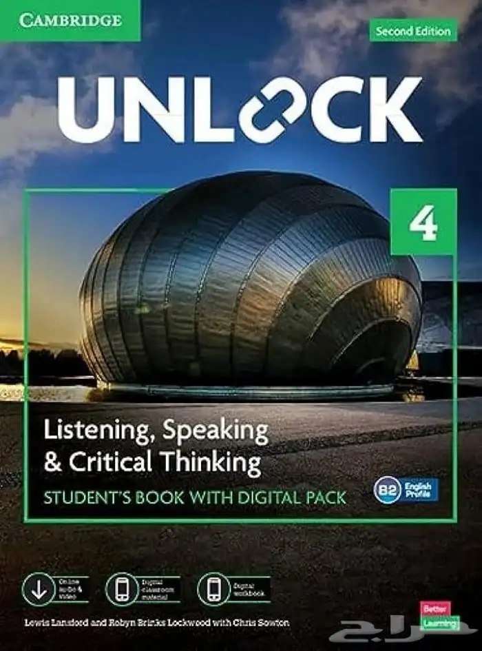 للبيع كتاب UNLOCK 4   نسختين متوفر 0