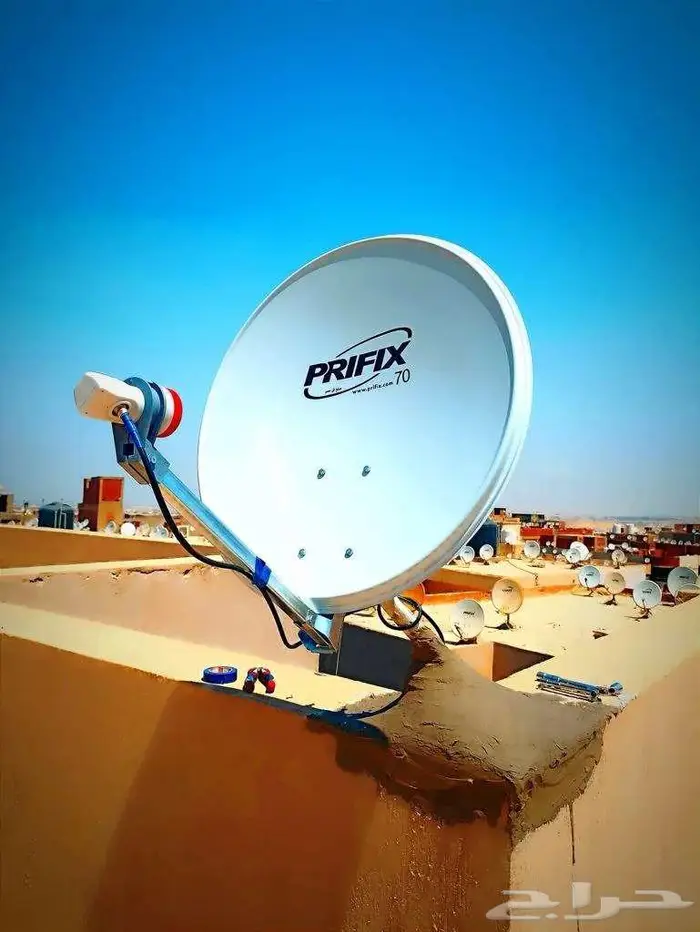 السلام عليكم ورحمة الله وبركاته تركيب صحن دش فوق كشكات 6