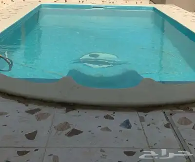 مسبح فايبر مع ماطور 2