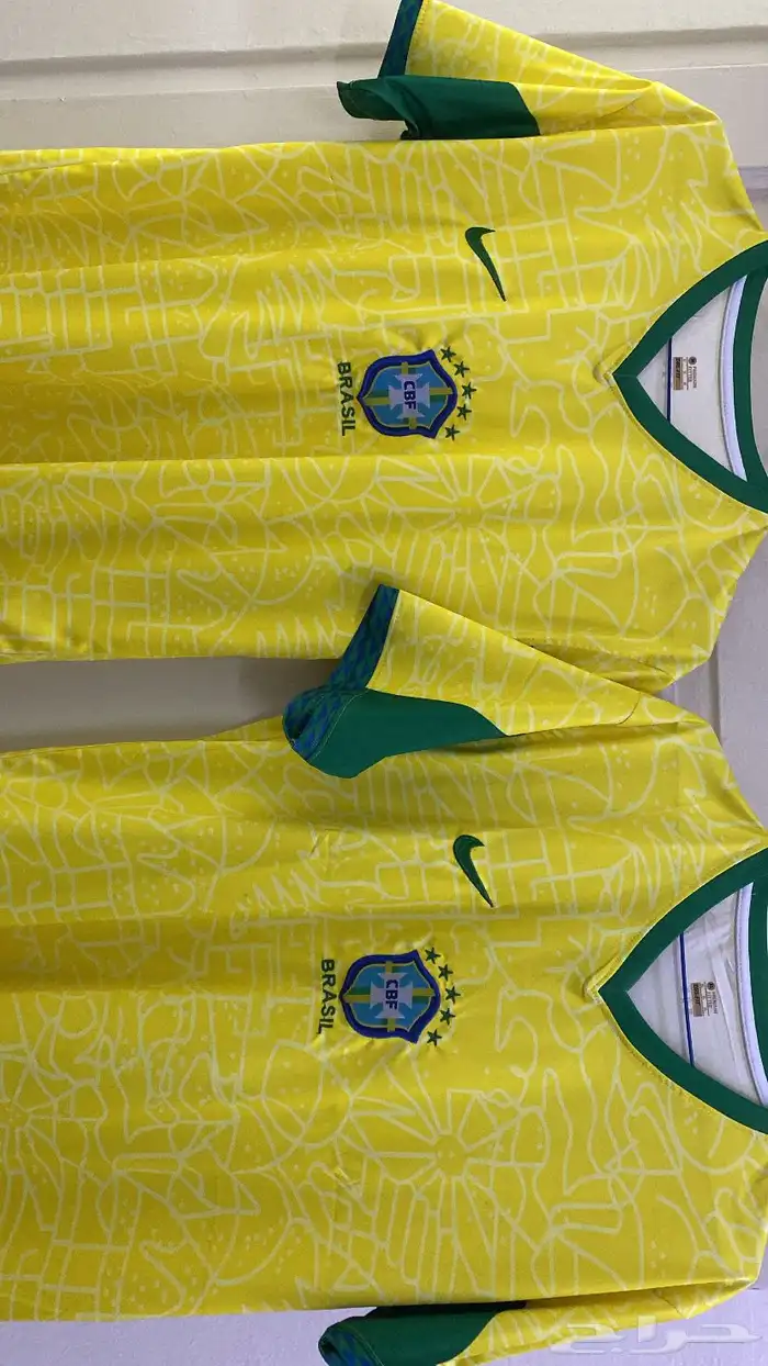 فلينتين تي شيرت منتخب البرازيل جديد مقاس M و XL 0