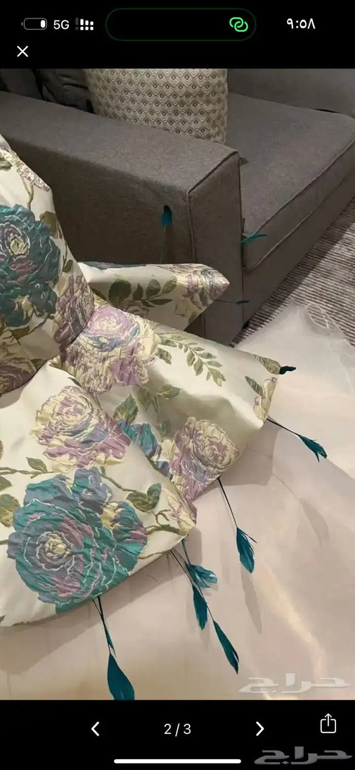 فستان جديد اللبس مره وحده 0