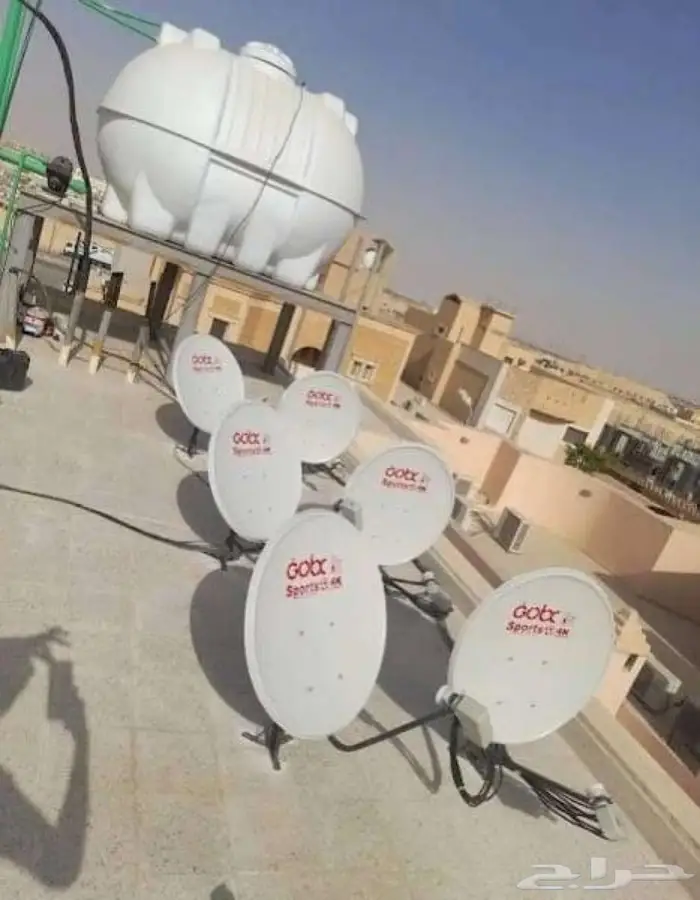 السلام عليكم ورحمة الله وبركاته تركيب صحن دش فوق كشكات 4