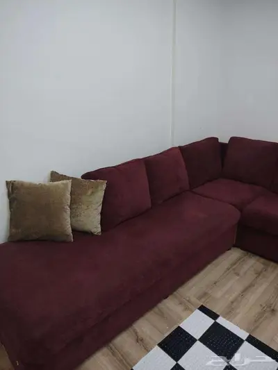 كنب صاله حرف L نظيف 1