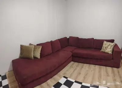 كنب صاله حرف L نظيف 0
