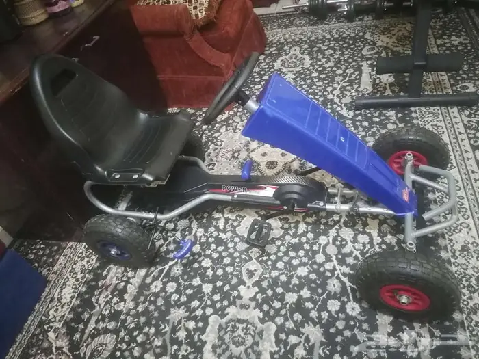 سيارة اطفال سيكل 4 كفرات مع دريكسيون 0