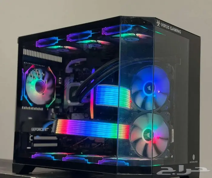 جهاز كمبيوتر Gaming pc او بي سي الالعاب Rtx3060 2