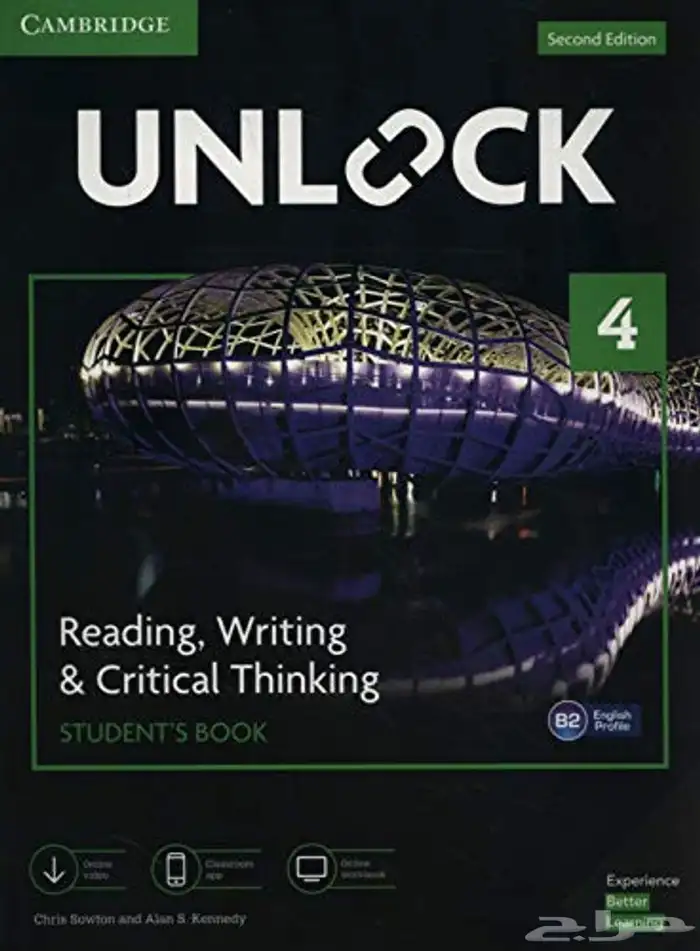للبيع كتاب UNLOCK 4   نسختين متوفر 1