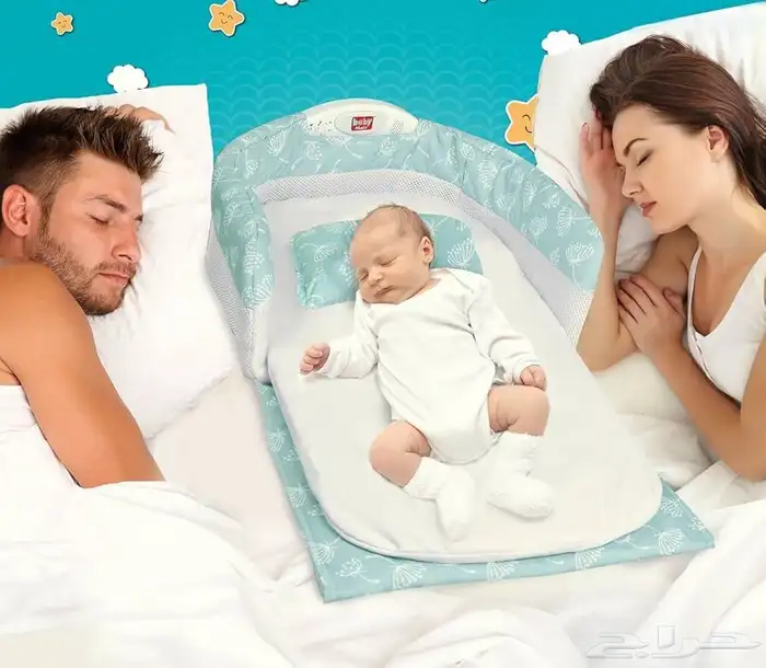 سرير اطفال ارضي - سرير مبطن مريح للاطفال قابل للطي مميز 8