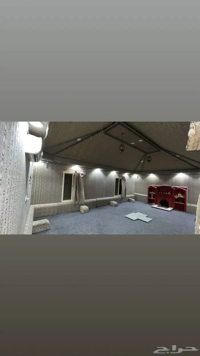 استراحه للايجار اليومي او شهري يوجد مشب ضوء 2