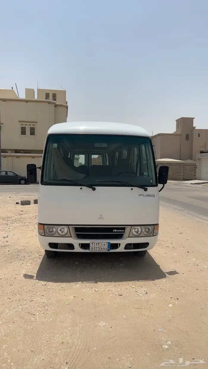 باص ميتسوبيشي روزا للإيجار الشهري والسنوي فقط 4