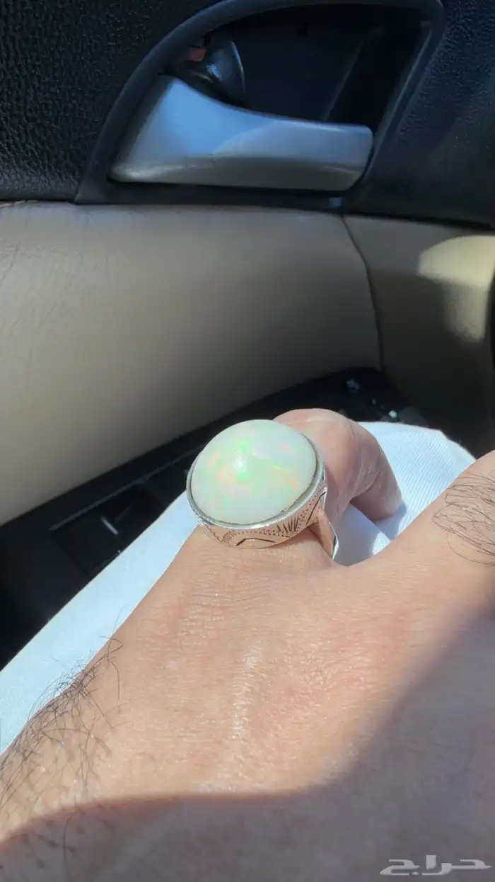 خاتم من الاوبال اثيوبي طبيعي وع شرط 2