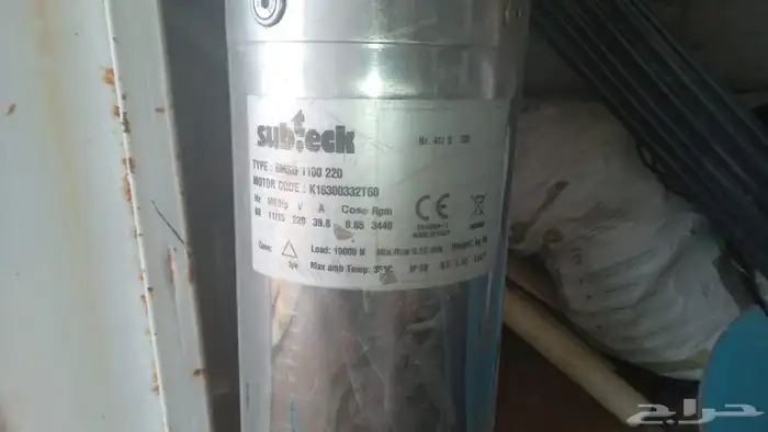غطاس إيطالي جديد 3 بوصه 15 حصان   380 فاز 1