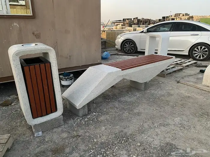 كراسي حدائق واسلال مهملات 15