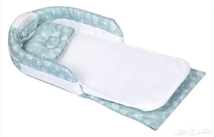 سرير اطفال ارضي - سرير مبطن مريح للاطفال قابل للطي مميز 0