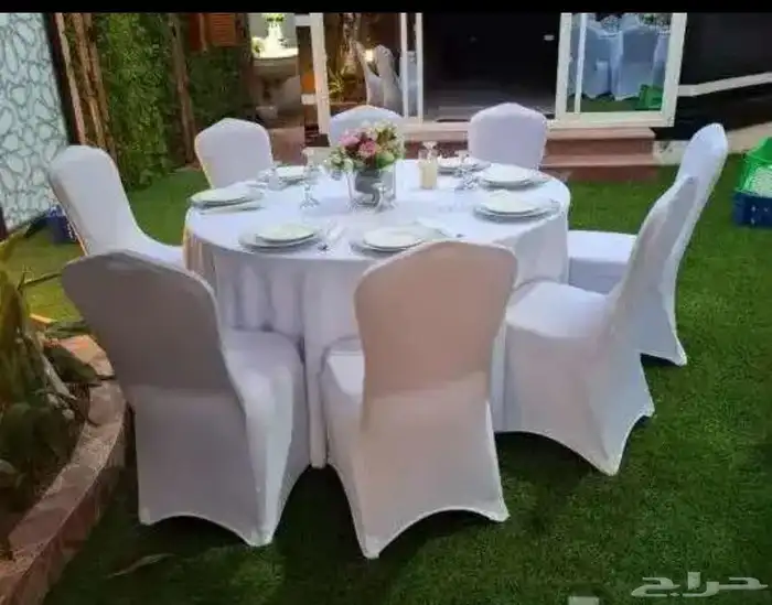 تاجير كراسي طاولات لوازم المناسبات 0