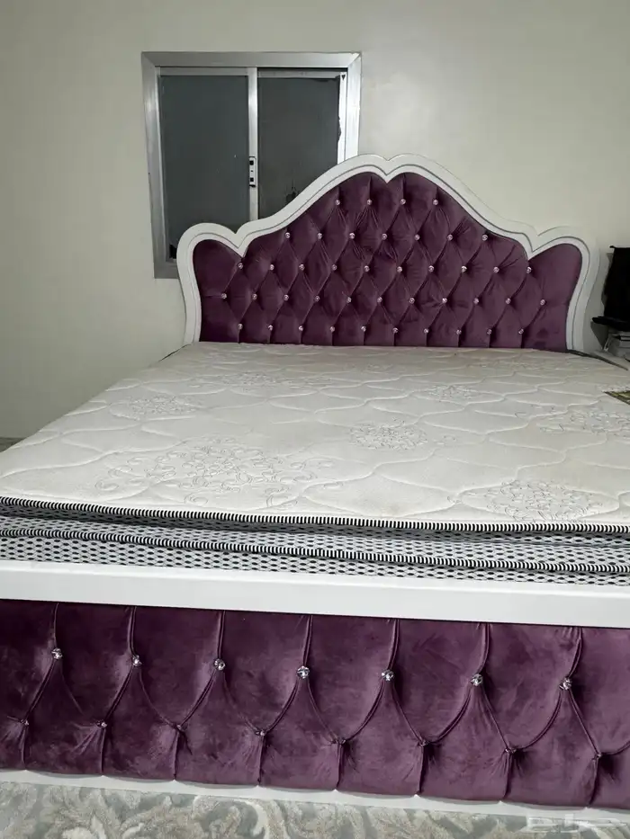 غرفه نوم سرير نفرين و2 كمدينه 1 شفنيره مع المرتبه و تسريحه 5