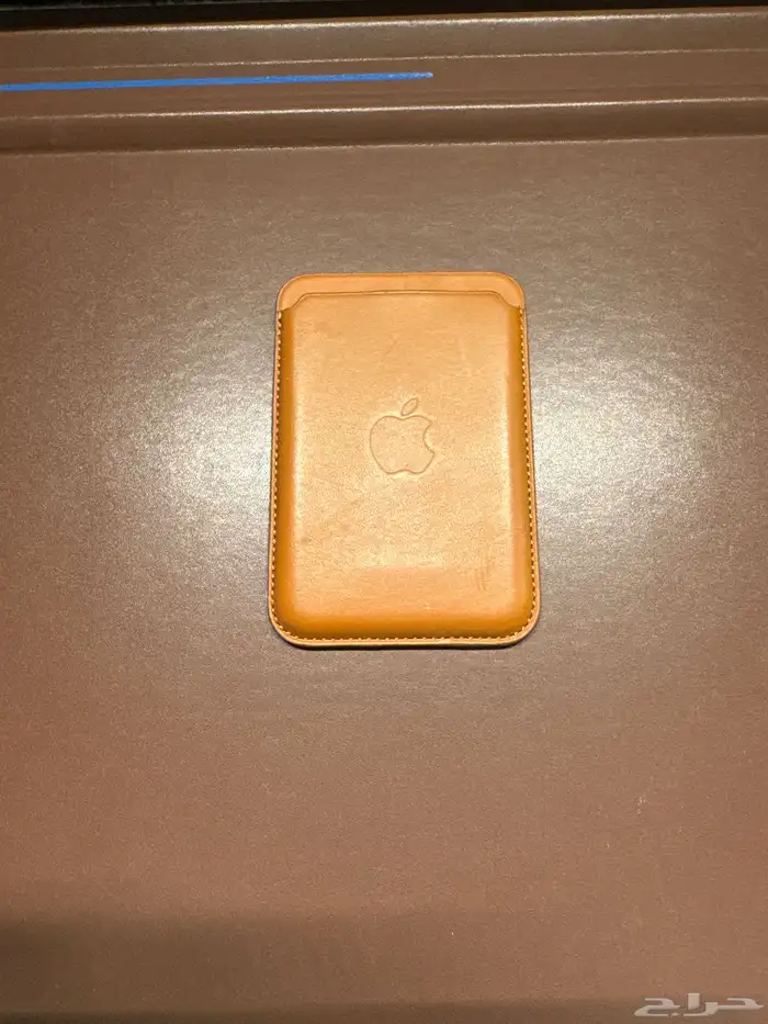 محفظة ابل جلد اصلية ماق سيف Apple Magsafe Leather Wallet 0