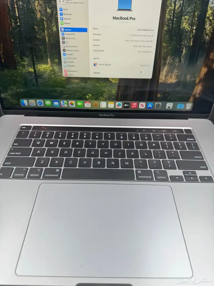 ماكبوك برو MacBook pro i9 6