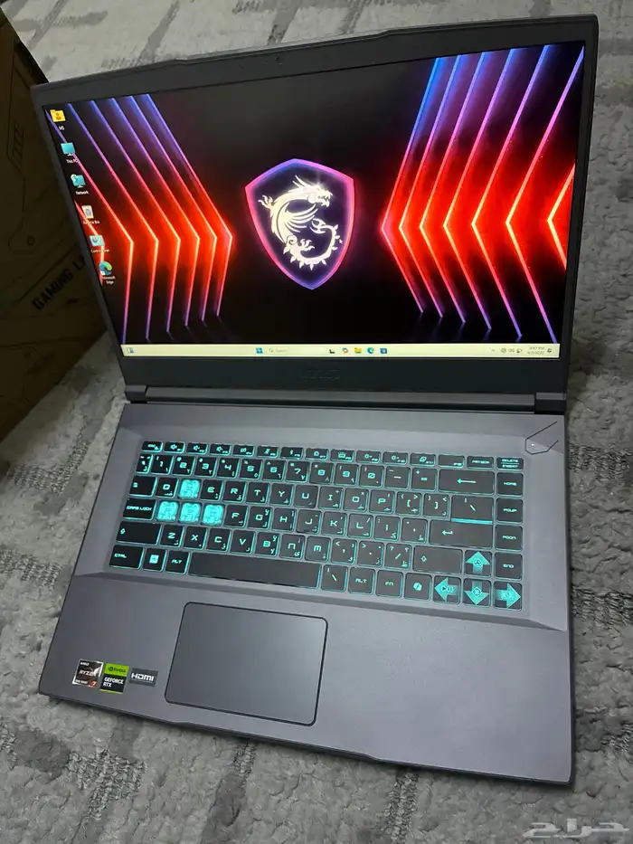 لابتوب Msi Gaming المعالج رايزن 7 كارت شاشه 4060RTX 8