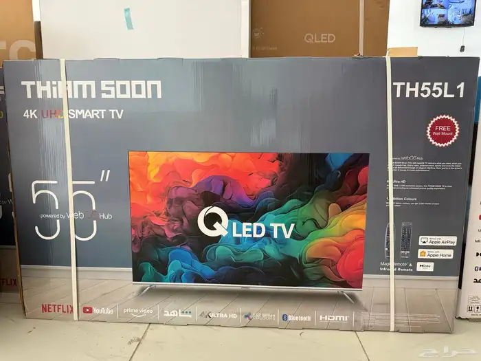 افضل مواصفات شاشات تلفزيون سمارت 4K مني ليد QLED 5