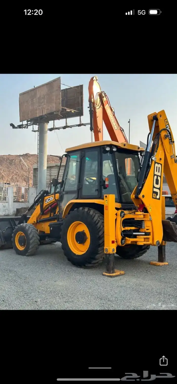 معده ثقيله JCB للإيجار موديل حديث مع سائق 0