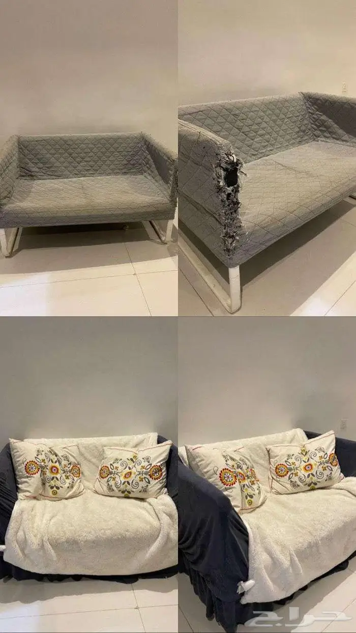 طاولة ومكتبة وكنبة 3