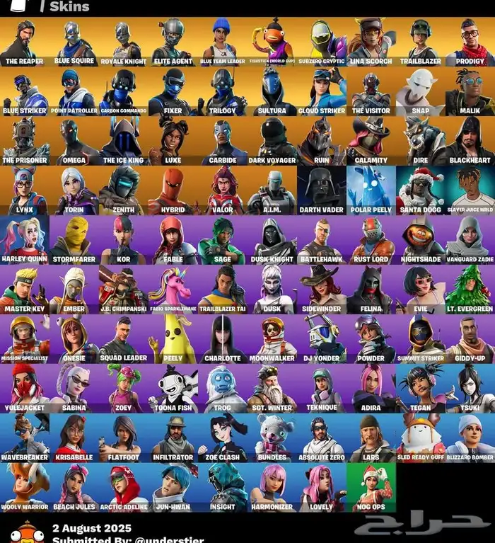 حساب فورت نايت 0