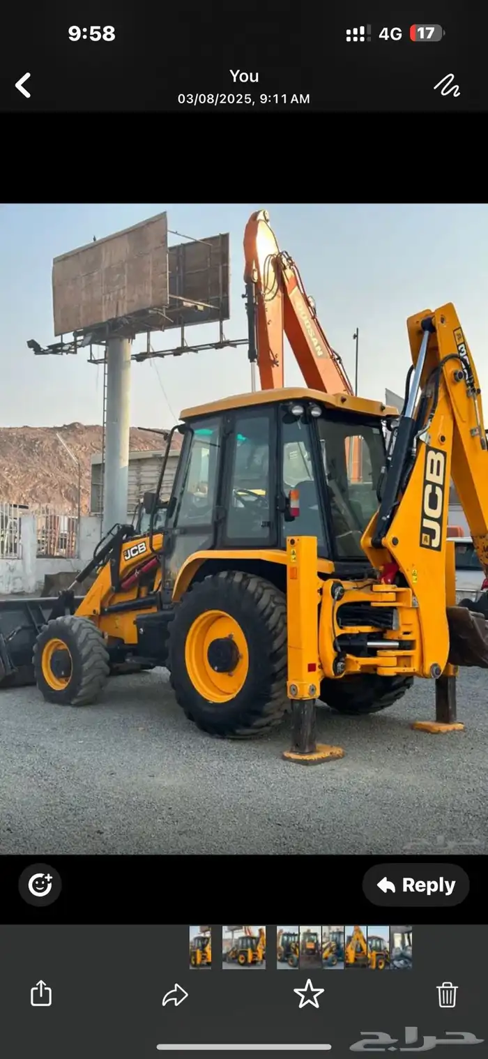 جي سي بي للإيجار مديل حديث 2021 مكيف دبل for rent 6