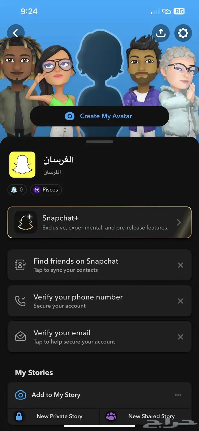 يوزرات سناب مميزة 0