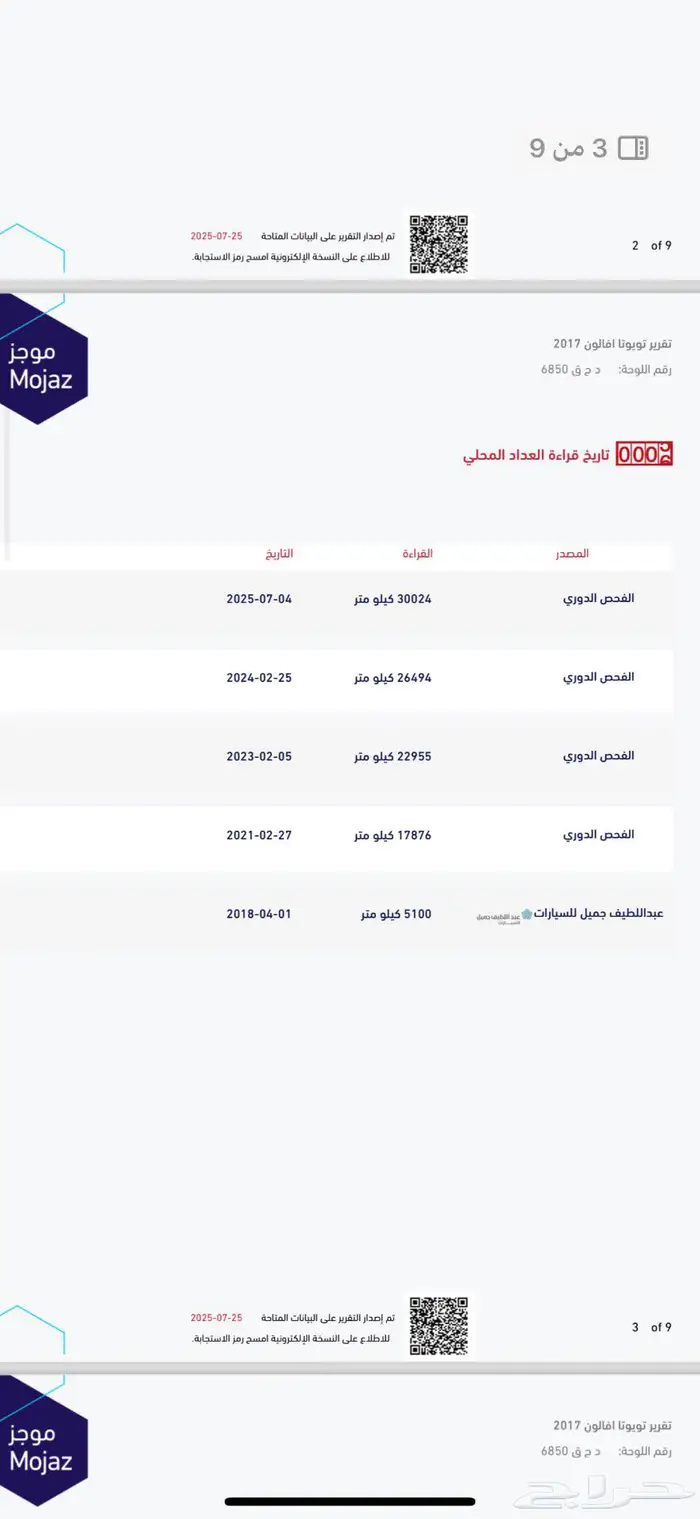 تويوتا افالون مخزنه ليمتد 2017 1