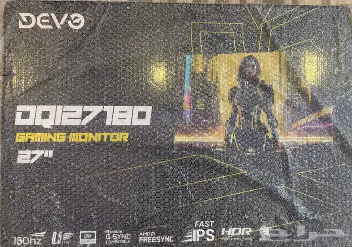 شاشة ديفو 2K 180Hz جديد - Devo Gaming monitor DQI27180 0