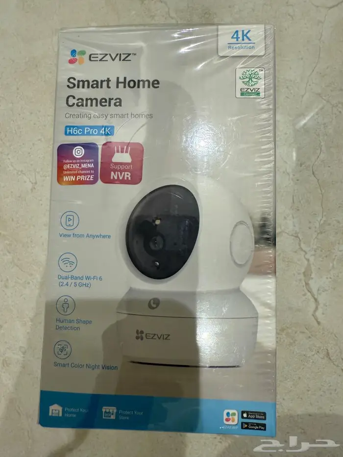 كاميرا مراقبة بدقة 4K واي فاي 8ميجا EZVIZ 0