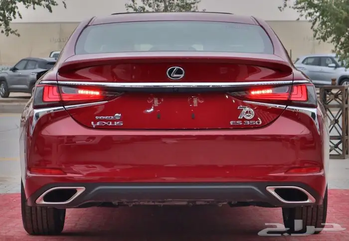 لكزس ES350 CA خليجي2024 لون احمر عرض خاص تأجير تمليك 5