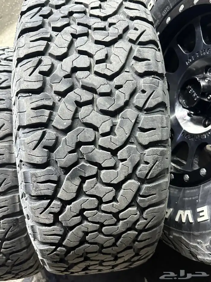 جنوط ميثود 6 مسمار نيكل مع كفرات حجري مقاس 17 8