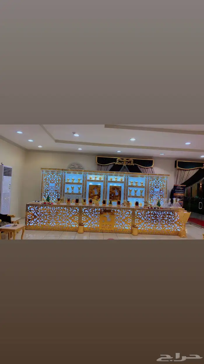 ركن ضيافة كونتر استقبال استاند 2