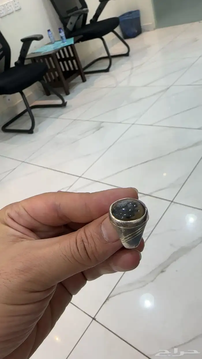 خاتم عقيق يماني قديم 1