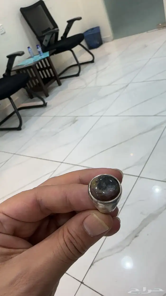 خاتم عقيق يماني قديم 0