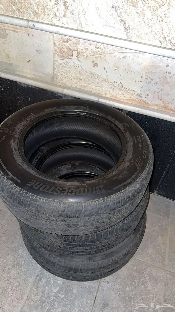 كفرات برجستون مقاس 205 65 16 سعر خاص 100 0
