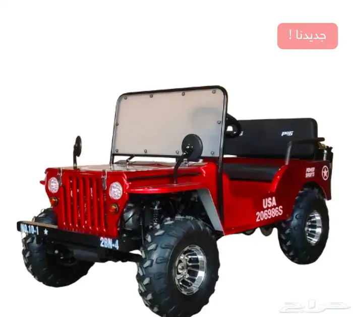 سيارة ميني جيب 4 عجلات 150CC التوصيل لجميع المناطق 4