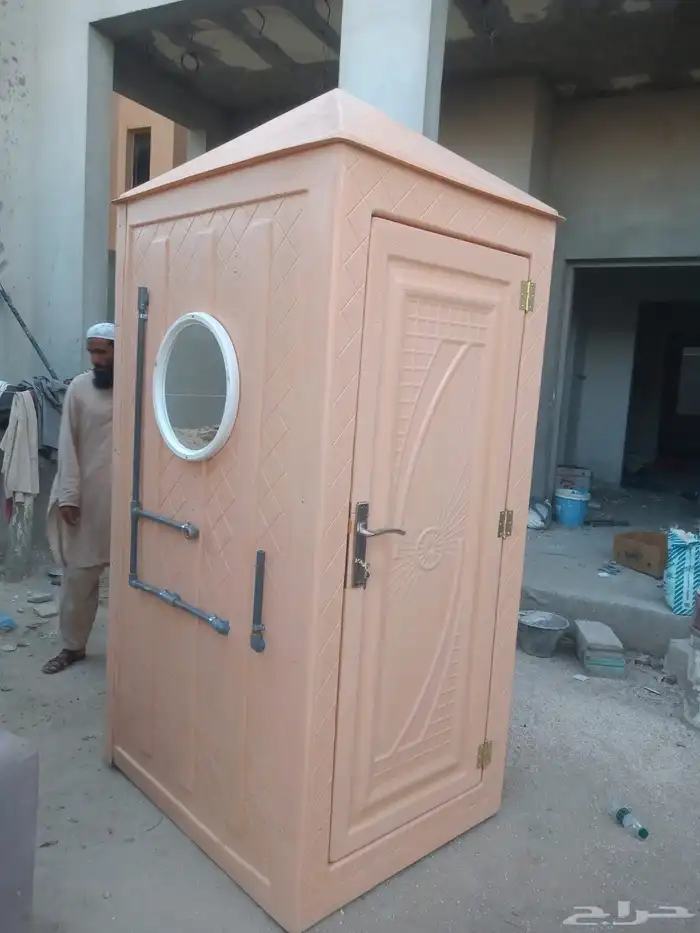 حمامات فايبر كلاس متنقلة 0