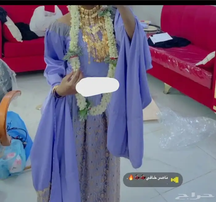 فستان عضيه تفاصيل ملبوس مره واحد سوم 350 0