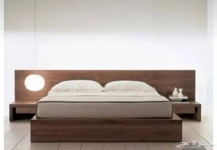 هيدبورد سرير مع تكسيات 3