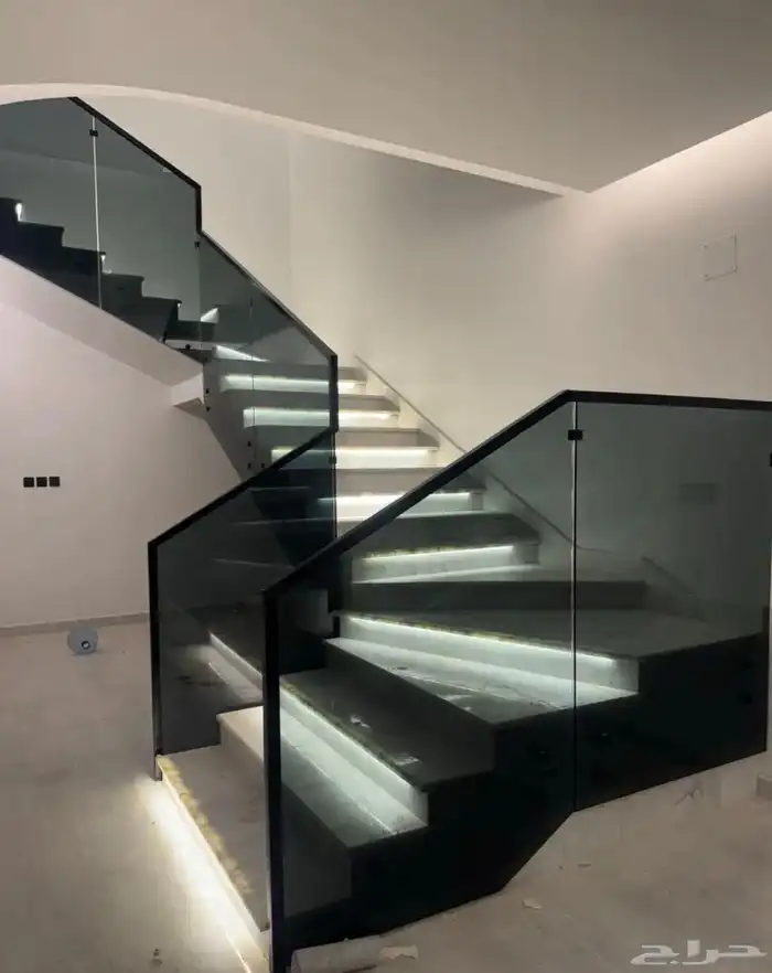 درابزين استيل زاويه لمسه 1