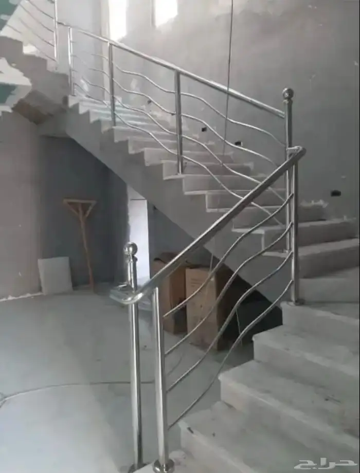 درابزين استيل زاويه لمسه 2