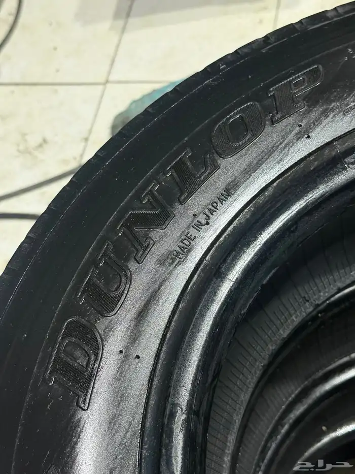 كفرات دينة دنلوب مستخدمة نضيفة جدا  ومشروطة بعد التركيب 2