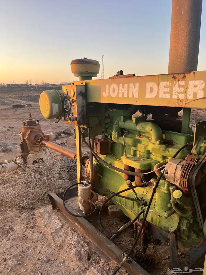 مكينه John Deere مع طرنبتها 1