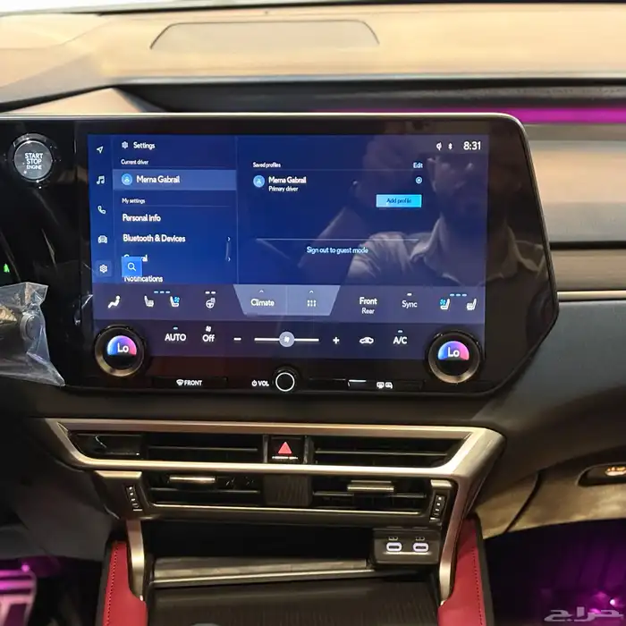 لكزس RX 350 2023 F sport (( بحالة ممتازة )) 19